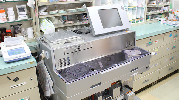 九日市センター薬局の調剤器具