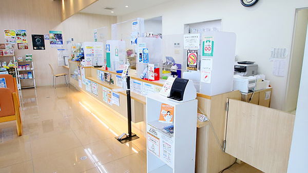 新世薬局　夢舞台店の受付/カウンター