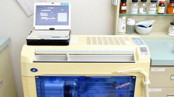 和田山調剤薬局の調剤器具