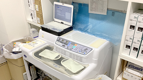 イチフジ薬局・北郷店の調剤器具