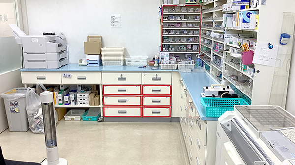 エーデル調剤薬局滝川店の調剤室