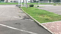 かわかみ調剤薬局の駐車場
