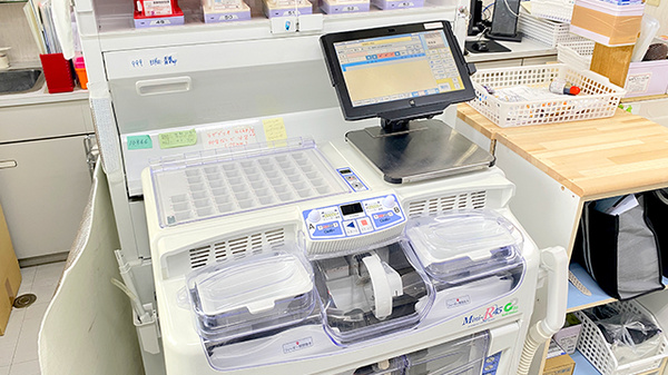 泉町調剤薬局の調剤器具