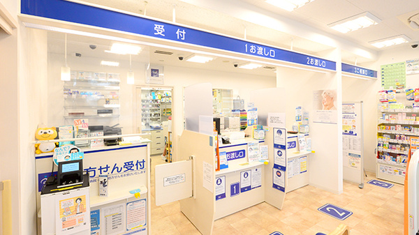 クオール薬局花川店の受付/カウンター