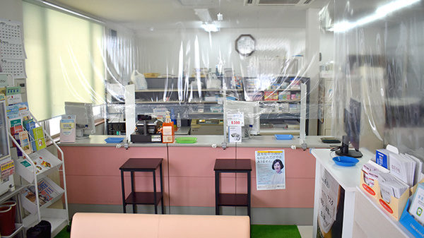 旭川薬局の受付/カウンター