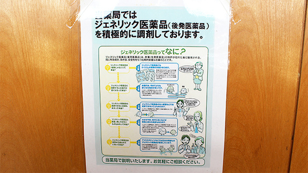 ニック調剤薬局　筑紫野店のジェネリック対応