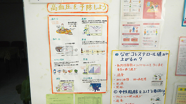 きんせい薬局の掲示物
