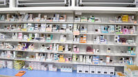 五大薬局 揖保川店の薬棚