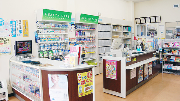 ゴダイ薬局 氷上店の受付/カウンター